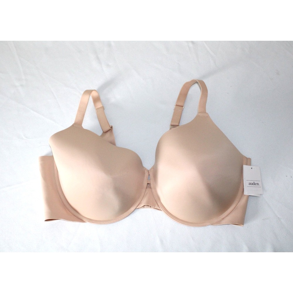Auden Lightly Lined Full Coverage Underwire Bra Tan Beige Neutral 44DDD - NWT
